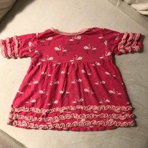 Kickee Pants baby girl shirt or dress 3-6 months